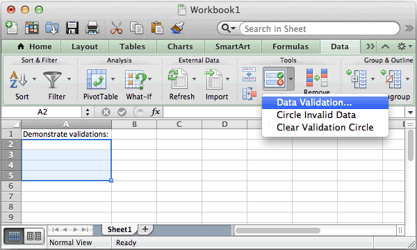 delay in excel 2011 for mac